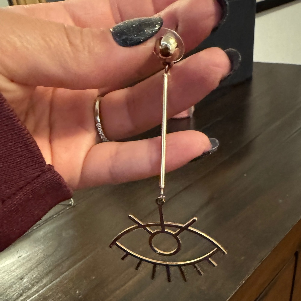 Eye earrings. - Picture 3 of 4
